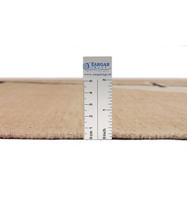 297 x 195 cm Handgeweven modern Kelim Tapijt Wol