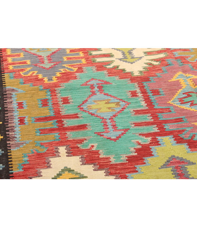 Oriental kelim 292x200 cm handmade Afghan  traditional Kilim Area Rug Wool Carpet