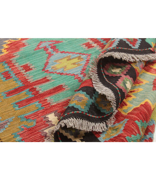 Oriental kelim 292x200 cm handmade Afghan  traditional Kilim Area Rug Wool Carpet