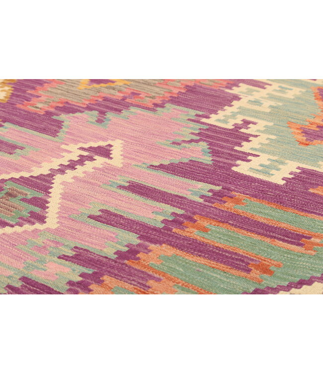 Naila kelim 302x208 cm handmade Afghan  traditional Kilim Area Rug Wool Carpet