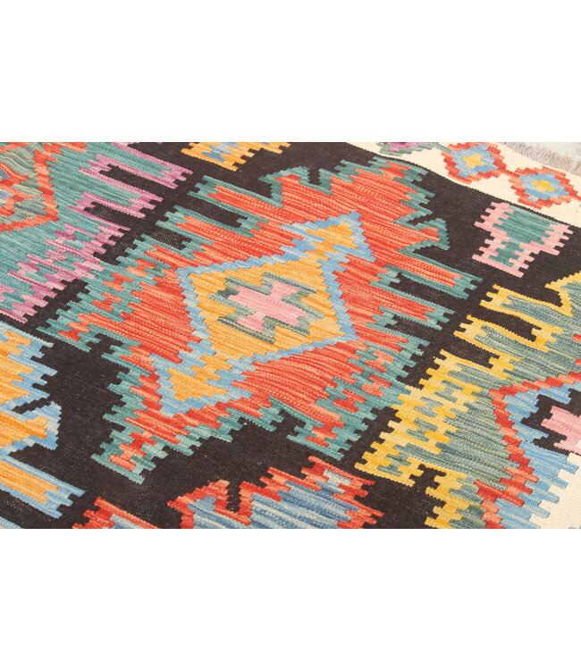 Naila kelim  298x207 cm  handgemacht traditional Wolle Kelim Teppich