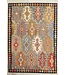 Kelimshop Naila kelim  handgeweven 302x209 cm traditional Kelim Tapijt Wol