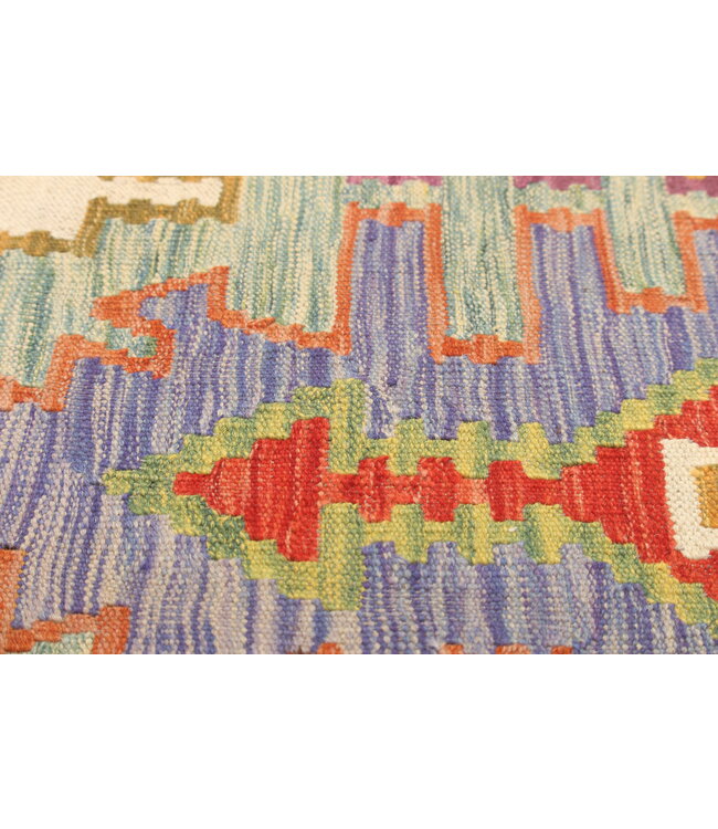 Naila kelim  handgemacht 302x209 cm traditional Wolle Kelim Teppich