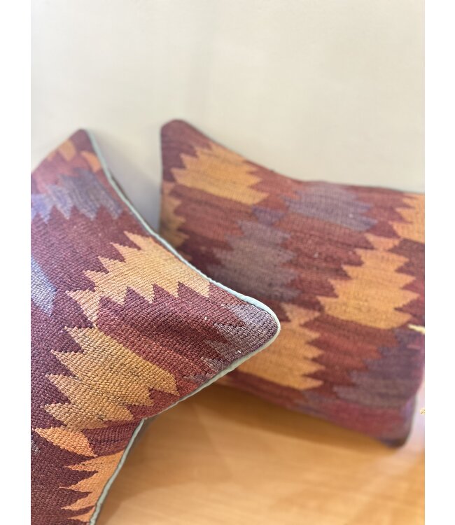 kelim cushion cover with filling Handmade kelim cushions ca 45x45 cm
