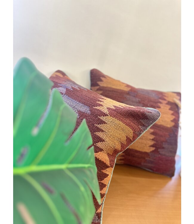 kelim cushion cover with filling Handmade kelim cushions ca 45x45 cm