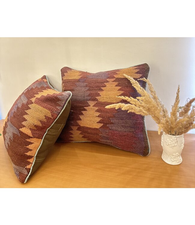 kelim cushion cover with filling Handmade kelim cushions ca 45x45 cm