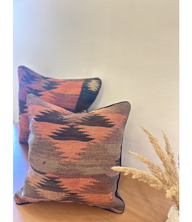 kelim kussenhoes met vulling Handgemaakte kelim kussens ca 45x45 cm