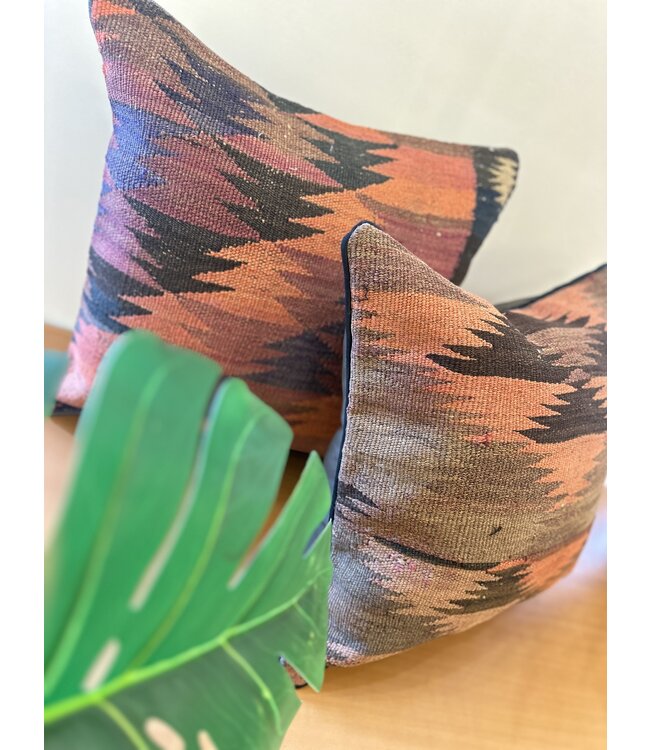 kelim cushion cover with filling Handmade kelim cushions ca 45x45 cm