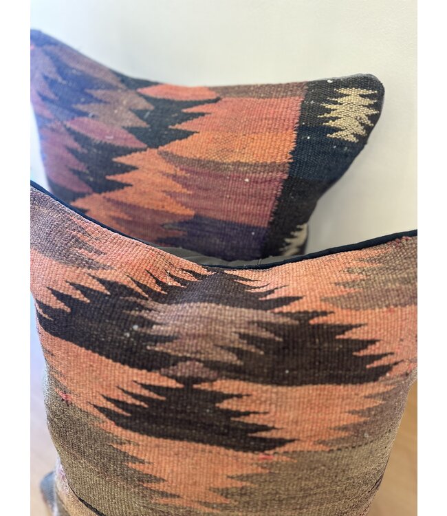 kelim cushion cover with filling Handmade kelim cushions ca 45x45 cm
