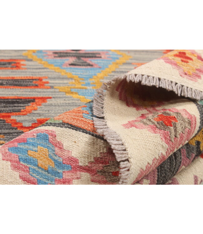 Handmade Naila kelim  297x203 cm  Traditional Kilim Area Rug Wool Carpet