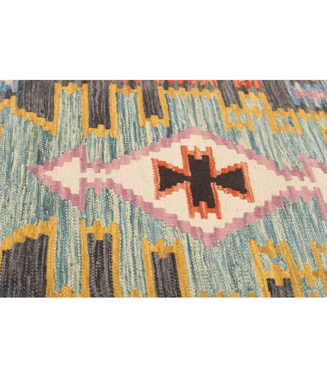 Handmade Naila kelim  297x203 cm  Traditional Kilim Area Rug Wool Carpet