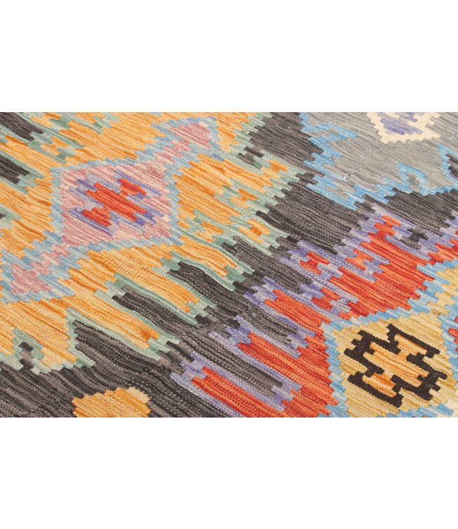 Naila kelim  Handmade  293x200 cm  Traditional Kilim Area Rug Wool Carpet