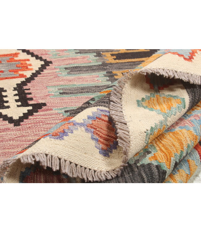 Naila kelim  Handmade  293x200 cm  Traditional Kilim Area Rug Wool Carpet