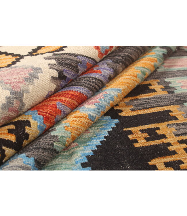 Naila kelim  Handmade  293x200 cm  Traditional Kilim Area Rug Wool Carpet