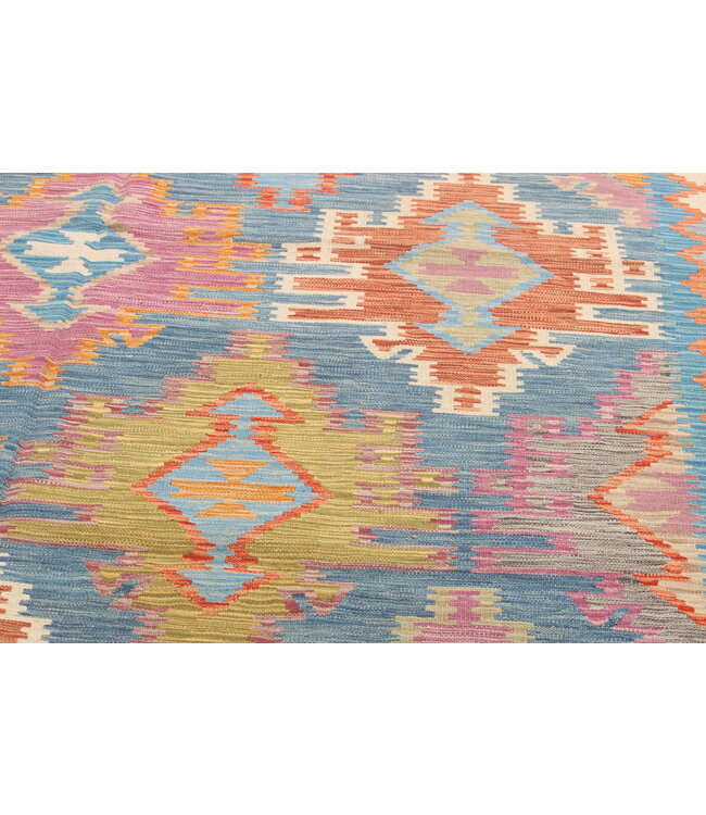 Naila kelim  Handgemacht   302x202 cm Traditional Wolle Kelim Teppich