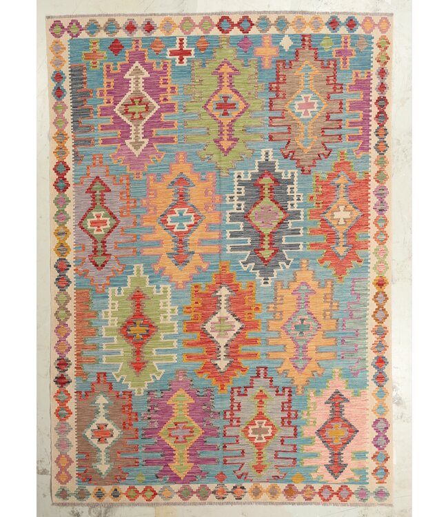 Naila kelim  Handmade  303x213 cm  Traditional Kilim Area Rug Wool Carpet