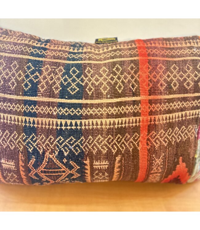 kelim kussenhoes met vulling Handgemaakte kelim kussens ca 40x60 cm