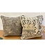Kelimshop 2x kelim cushion cover natural with filling Handmade kelim cushions ca 45x45 cm