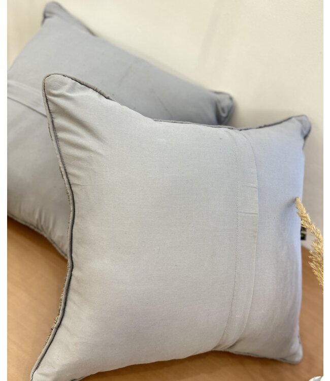 2x kelim cushion cover natural with filling Handmade kelim cushions ca 45x45 cm