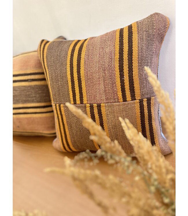 2x kelim cushion cover with filling Handmade kelim cushions ca 45x45 cm
