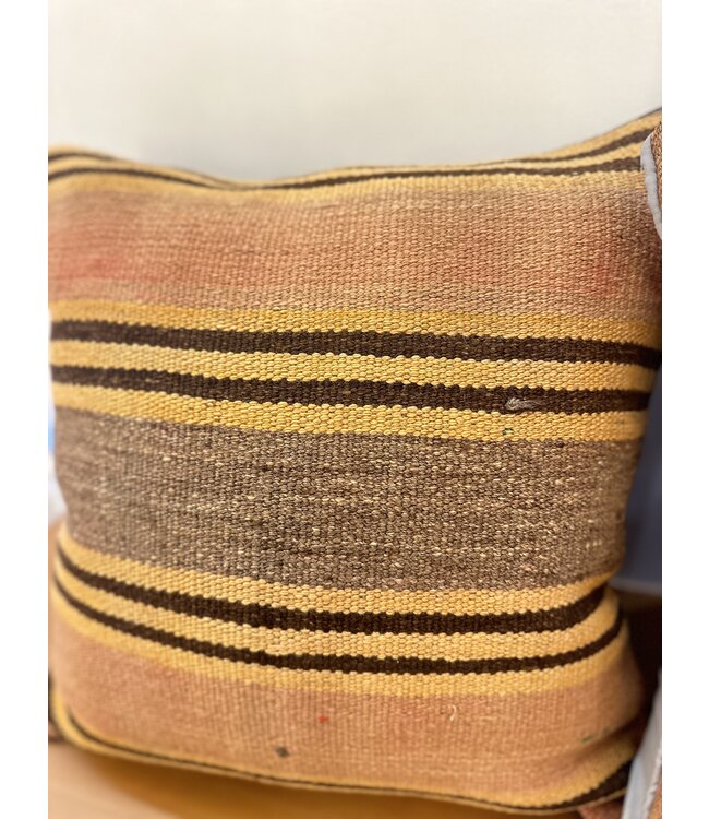 2x kelim kussenhoes met vulling Handgemaakte kelim kussens ca 45x45 cm