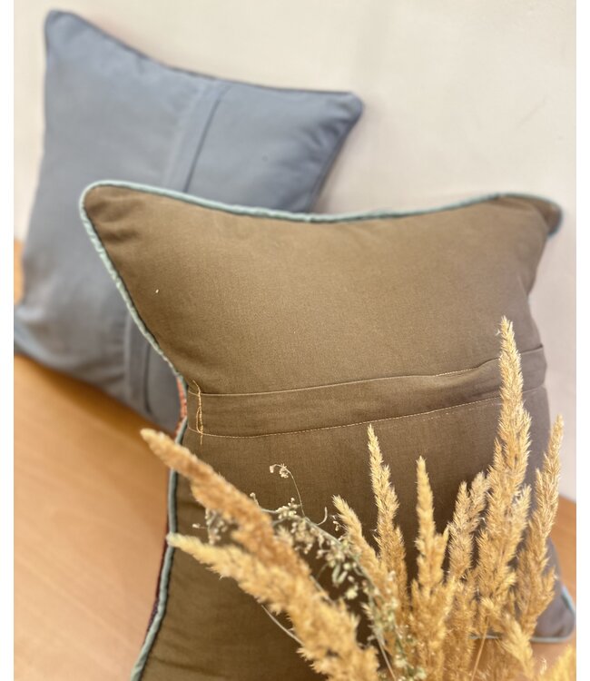 2x kelim cushion cover with filling Handmade kelim cushions ca 45x45 cm