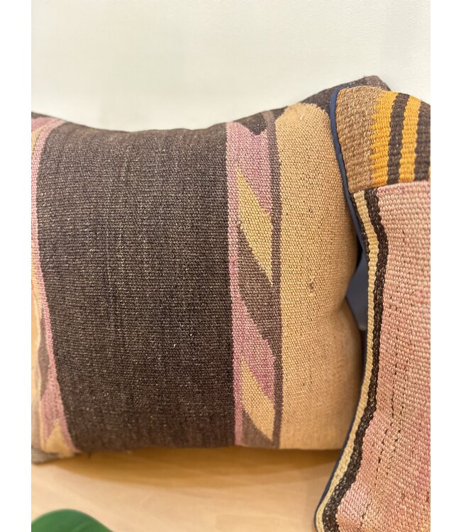 2x kelim cushion cover with filling Handmade kelim cushions ca 45x45 cm
