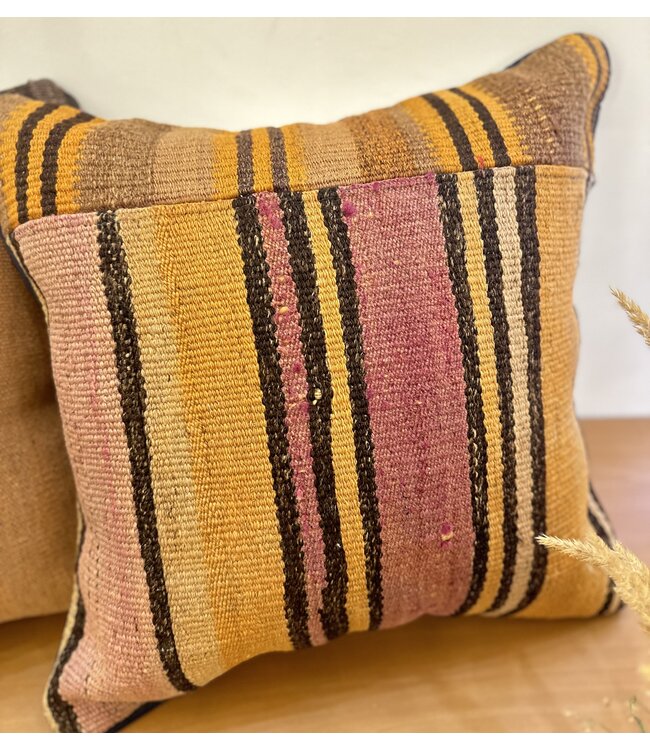 2x kelim cushion cover with filling Handmade kelim cushions ca 45x45 cm