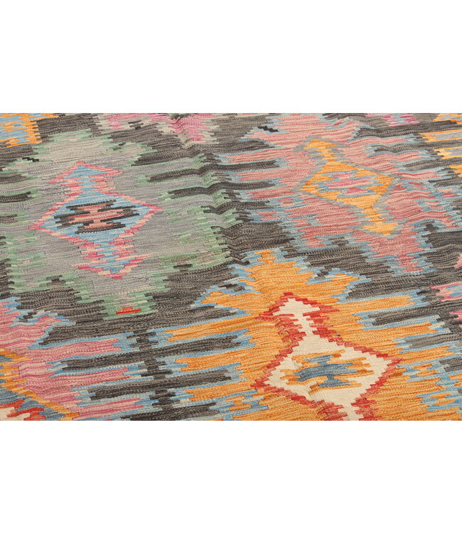 Naila kelim  Handgemacht   300x202 cm Traditional Wolle Kelim Teppich