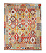 242x199 cm Handgemaakte Afghaanse traditionele Kilim Vloerkleed Wol Tapijt