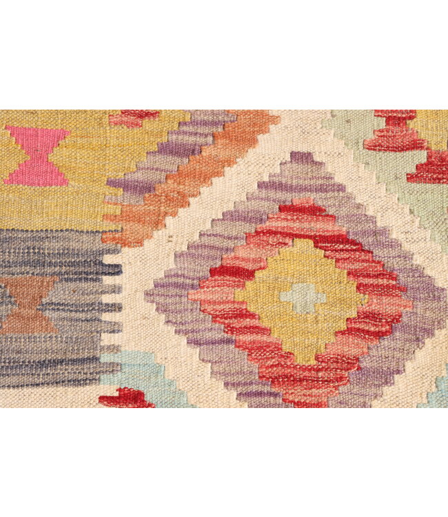 175x124 cm Handgefertigter Afghanischer traditioneller Kilim Teppich Woll