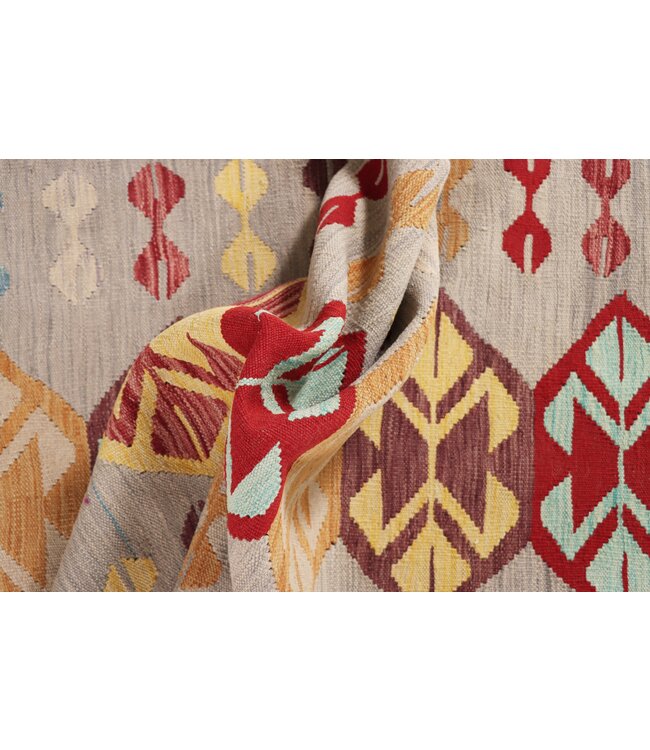 Kelim kleed loper  246x80 cm   vloerkleed tapijt kelims hand geweven