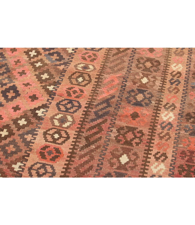 278x213 cm Hand Woven Afghan Wool Kilim Area Rug  Antique kelim