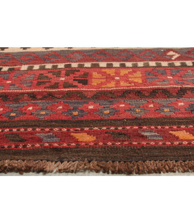 284x207 cm Handgewebte Orientalisch Wolle Kelim Teppich Antiker Kelim Vintage-Kelim