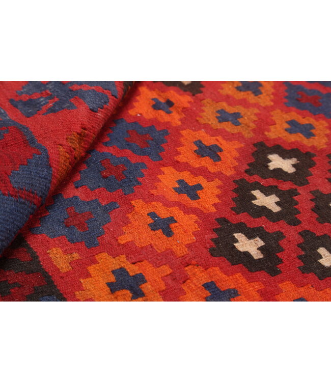 275x190 cm Handgewebte Orientalisch Wolle Kelim Teppich Antiker Kelim Vintage-Kelim