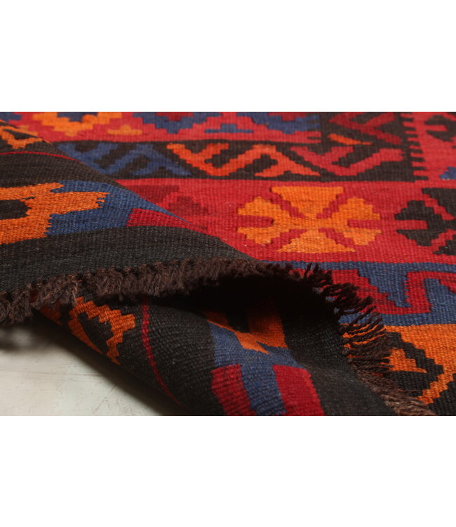 275x190 cm Handgewebte Orientalisch Wolle Kelim Teppich Antiker Kelim Vintage-Kelim