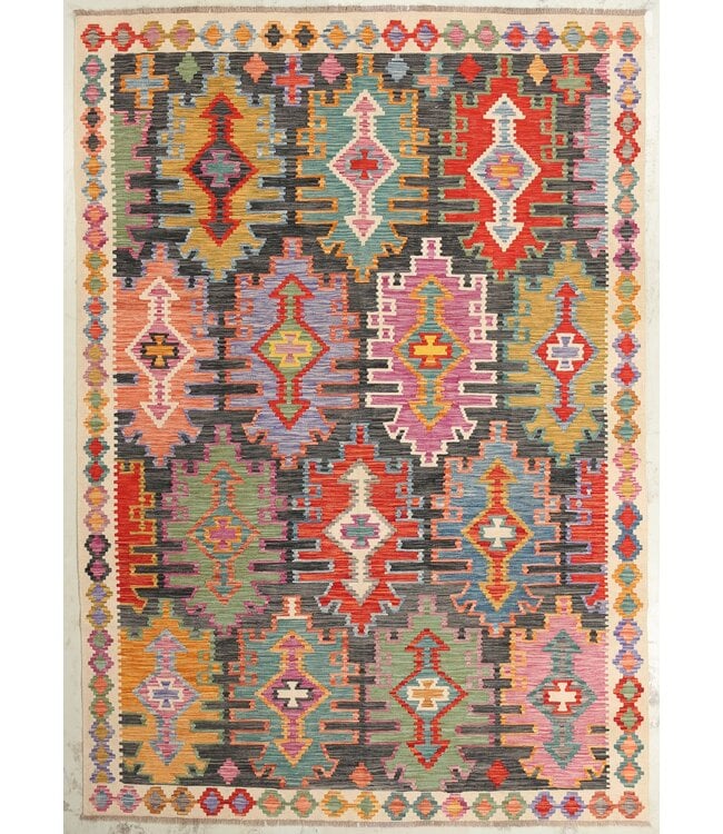 Naila kelim  Handmade  303x212cm  Traditional Kilim Area Rug Wool Carpet