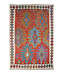 253x177 cm Handmade Afghan Traditional Kilim Area Rug Wool Carpet