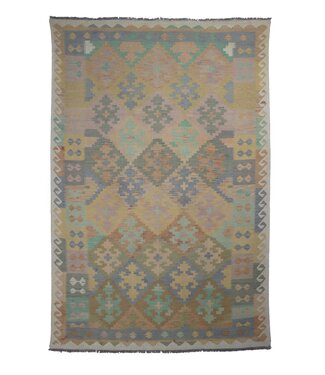 296x196 cm Handmade Afghan Traditional Kilim Area Rug Wool Carpet 296x196 cm Handmade Afghan Traditional Kilim Area Rug Wool Carpet