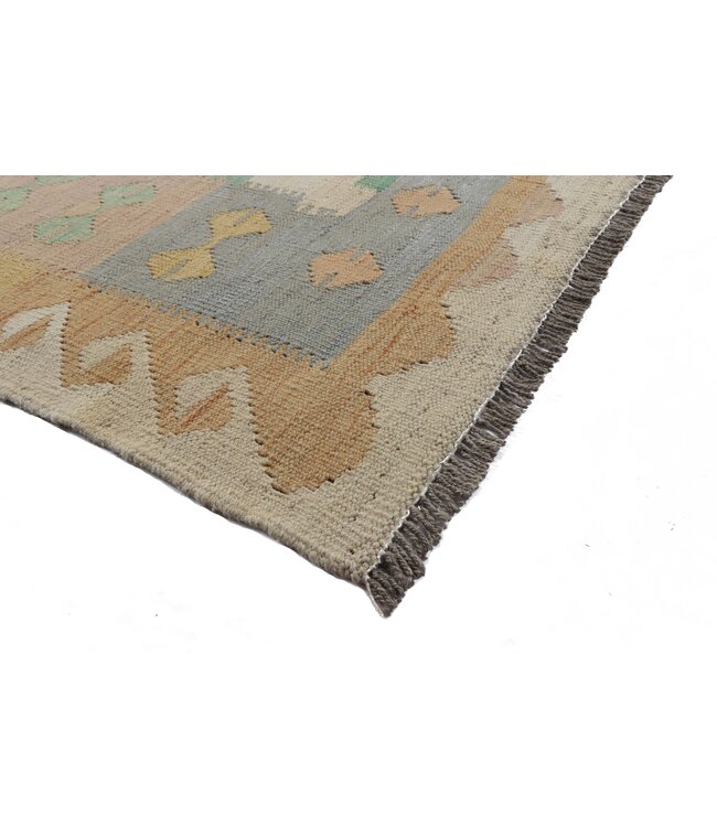 296x196  cm Handgemaakte Afghaanse traditionele Kilim Vloerkleed Wol Tapijt