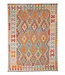 207x152 cm Handgemaakte Afghaanse traditionele Kilim Vloerkleed Wol Tapijt