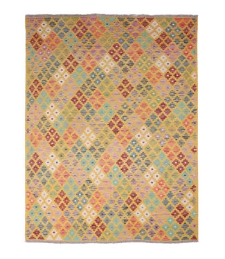 197x150 cm Handgemaakte Afghaanse traditionele Kelim Vloerkleed Wol Tapijt