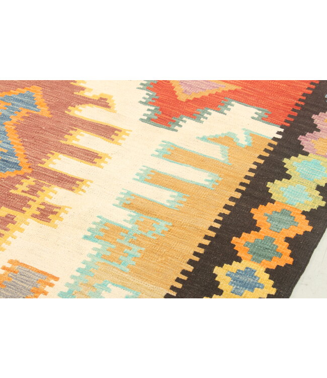 Naila kelim  Handmade   294x202 cm Traditional Kilim Area Rug Wool Carpet