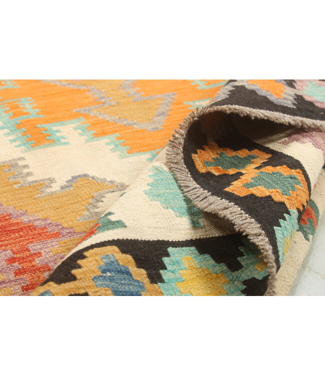 Naila kelim  Handmade   294x202 cm Traditional Kilim Area Rug Wool Carpet