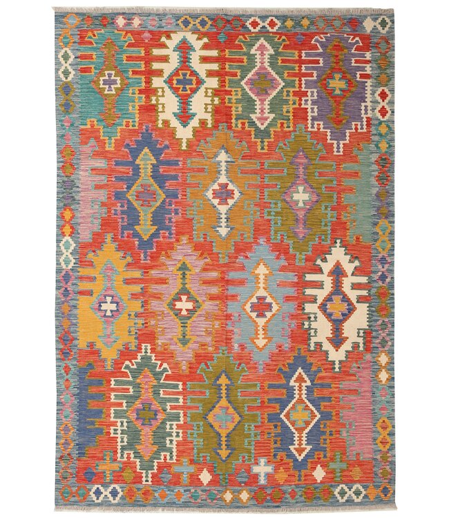 Naila kelim  Handmade   303x205 cm Traditional Kilim Area Rug Wool Carpet