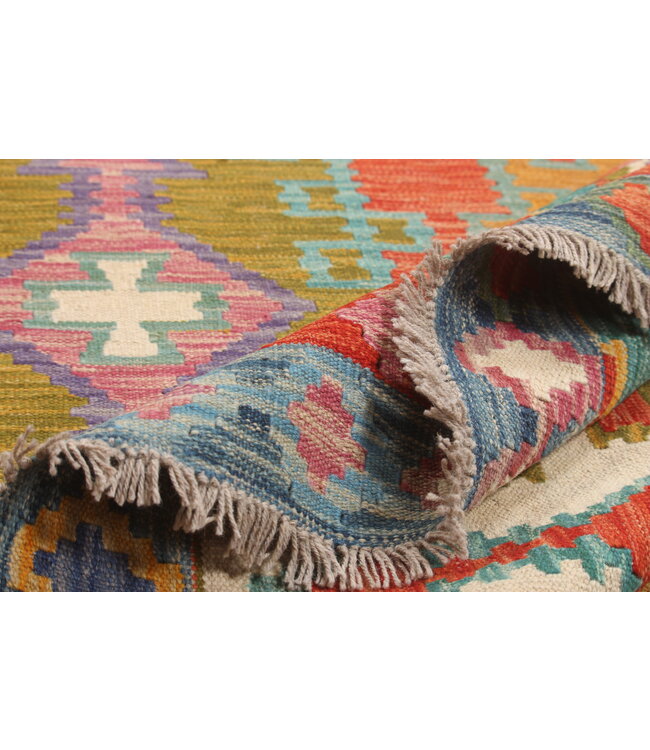 Naila kelim  Handmade   303x205 cm Traditional Kilim Area Rug Wool Carpet