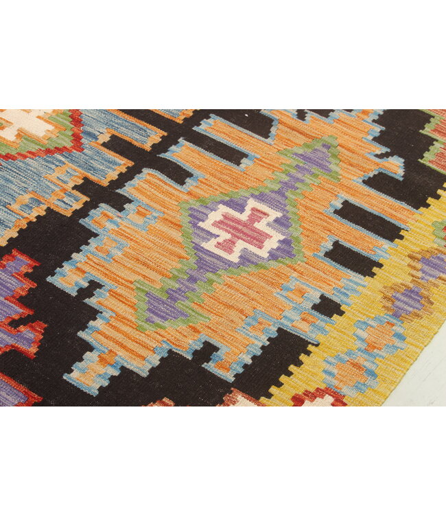 Naila kelim  Handgemacht  300x207 cm Traditional Wolle Kelim Teppich