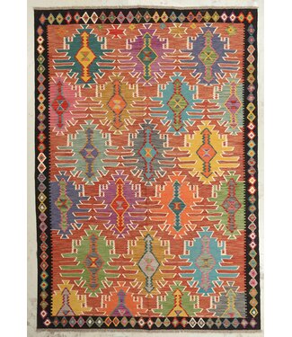 Kelimshop Naila kelim Handgemacht 300x207 cm Traditional Wolle Kelim Teppich Kelimshop Naila kelim Handgemacht 300x207 cm Traditional Wolle Kelim Teppich