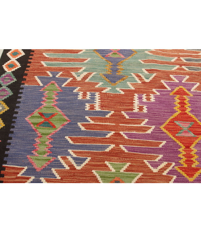 Naila kelim Handgeweven  300x207 cm  Traditional Kelim Tapijt Wol