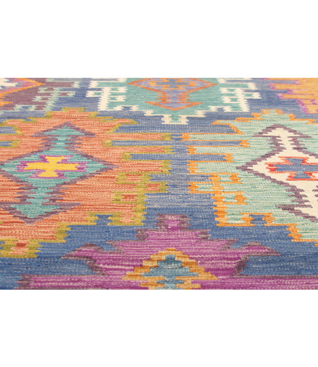 Naila kelim  Handgemacht  305x207 cm Traditional Wolle Kelim Teppich